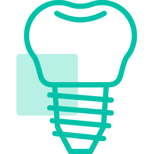 Implantes<br> dentales